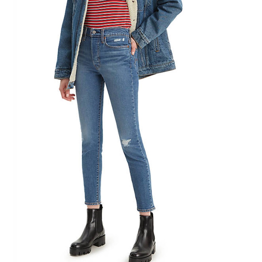 Levi's Wedgie Skinny Pacific Waves Jeans Size 27
